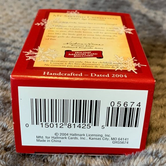 Hallmark Keepsake Ornament (2004): My Second Christmas - Child’s Age Collection - Picture 4 of 4